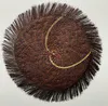 Handwoven dyed natural Harakeke traditional Maori Porohita by New Zealand artist Bernie Ross, available at The Little Gallery Whangamata